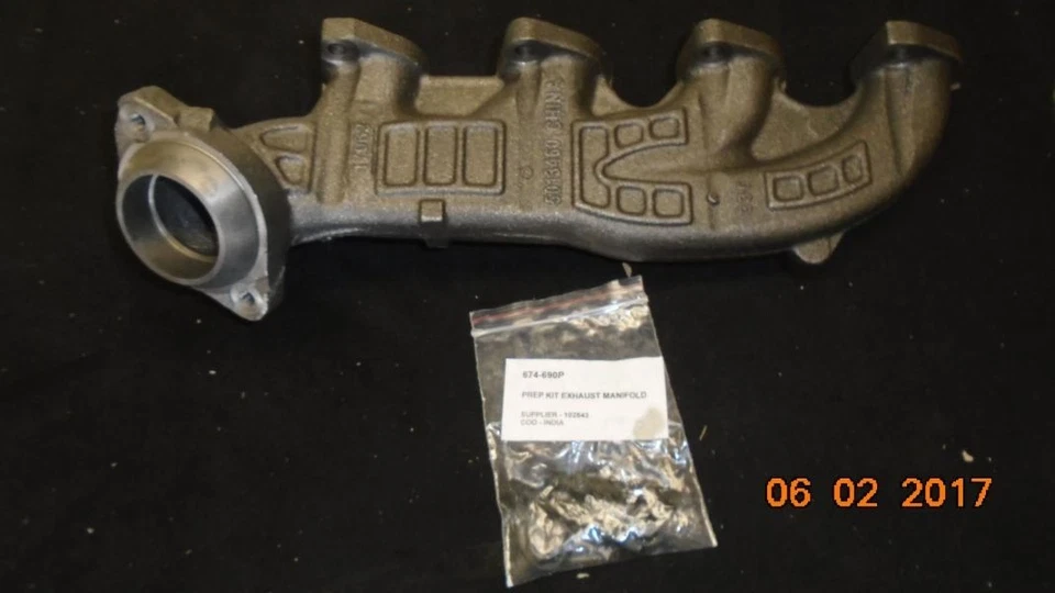 Colector de escape del conductor 8-330 5,4 L compatible con 99-04 EXPEDITION 818894 Foto 3 de 3