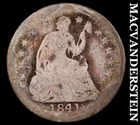 1841 Seated Liberty Half Dime- Scarce Better Date  #i4882