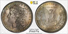 1884 O Morgan Silver Dollar PCGS MS-65