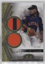 2023 Topps Tier One Relics A 11/25 Framber Valdez #T1R-FV Dual Patch s5j