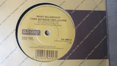 Jennifer Warnes/Mary MacGregor Right Time of the Night/Torn Between Two Lovers M