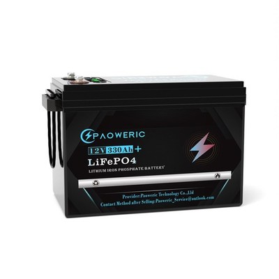 12V 300Ah 330ah LiFePO4 Lithium Battery 200A BMS for RVs,Off-grid,Solar Power