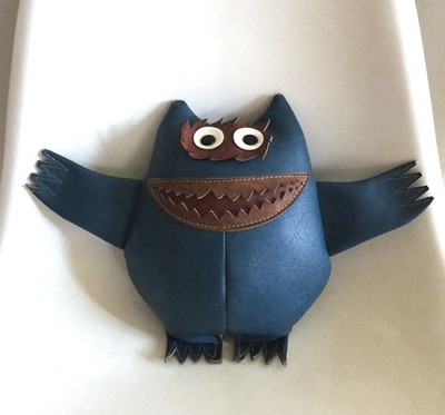 Vintage Uniroyal Nauga doll Naugahyde monster 60S / Eames Mid