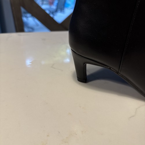 Universal Thread Kendra Damenstiefel weites Kalb Pfennigabsatz hoch schwarz 6-WC - Bild 6 von 10