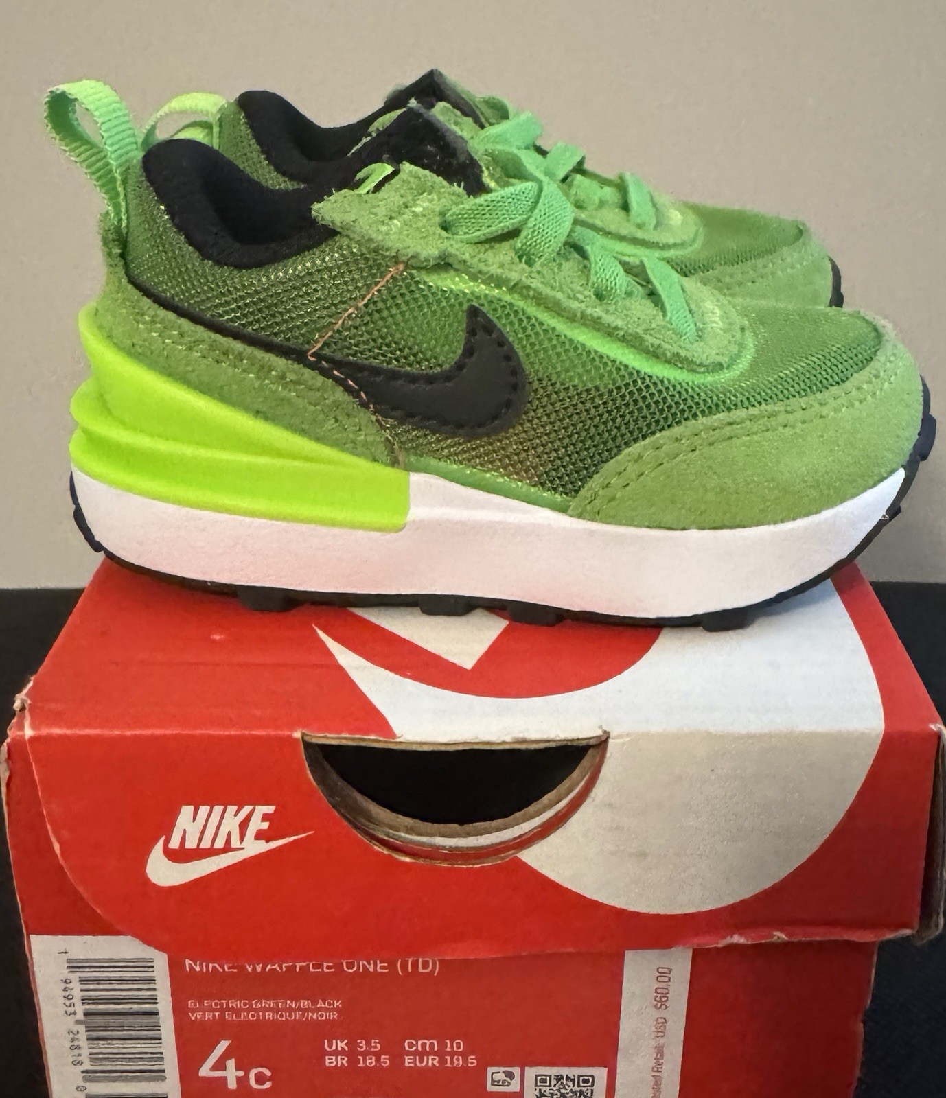 Nike Waffle One TD Size 4C Brand New In Box