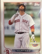 2022 Topps Opening Day - J.D. Martinez #117