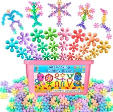 300 Count Pastel Building Blocks - STEM Educational Toys for Boys and Girls Age