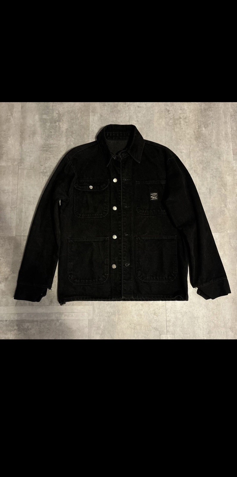 POINTER Coverall Jacket Black Size M - Vintage Co… - image 6