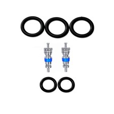 Schrader Ventil für Inflatorschlauch Inflatorventil+ DIN O Ringe