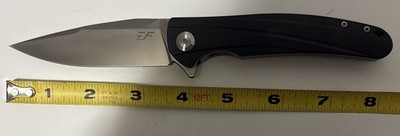 EF957 Folding Knife D2 Steel Blade G10 Handle with Pocket Clip