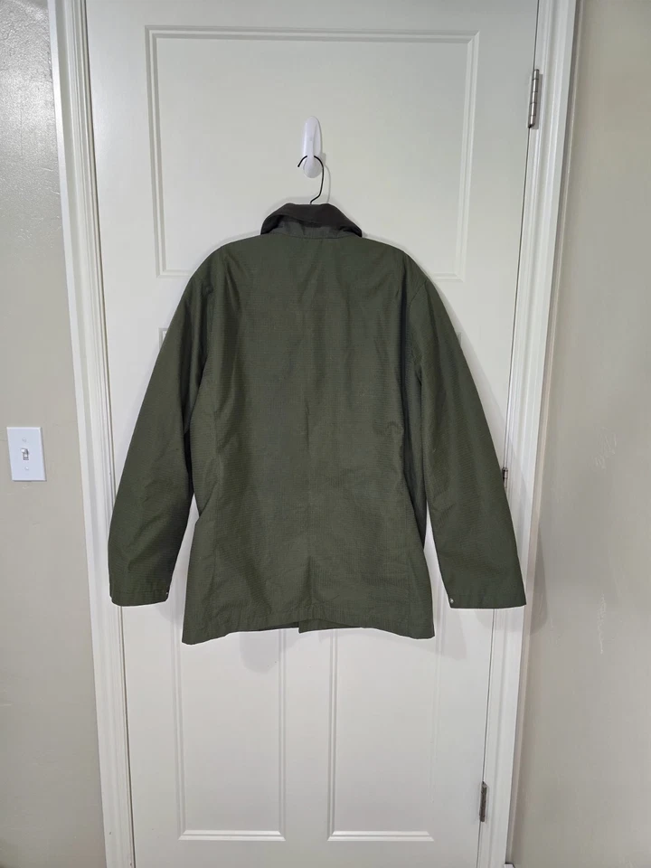 Chaqueta de campo American Trench Ripstop Chore verde oliva para hombre 42 grande al aire libre Foto 2 de 4