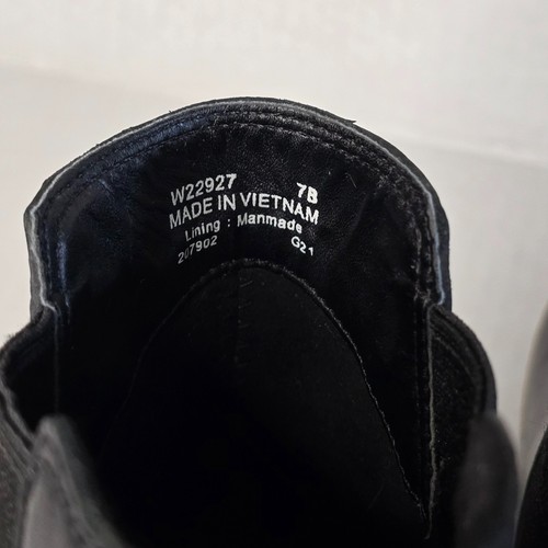 Cole Haan Zerogrand City Wedge Booties Black Leather Waterproof Women's Size 7B - Picture 5 of 15