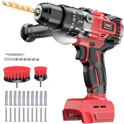 Milwaukee Cordless Drill Set, 20+3 Torque, Brushless 18V Compact Tool