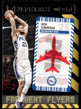 2021-22 Hoops Frequent Flyers Ben Simmons Philadelphia 76ers #5