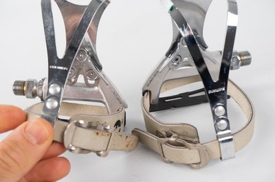 NOS SHIMANO PD-7400 DURA ACE PEDALS toe clip vintage 80S NEW road
