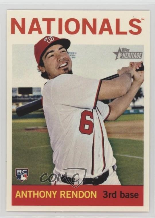 2013 Topps Heritage High Number Anthony Rendon #H509 l5x