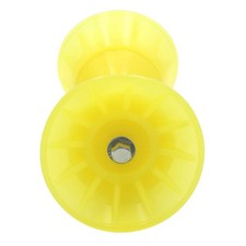 GHmarine 4" Boat Trailer Roller Bow Stop Assembly 1/2" Shaft 4"-7", yellow