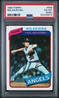 1980 Topps #580 Nolan Ryan PSA 6
