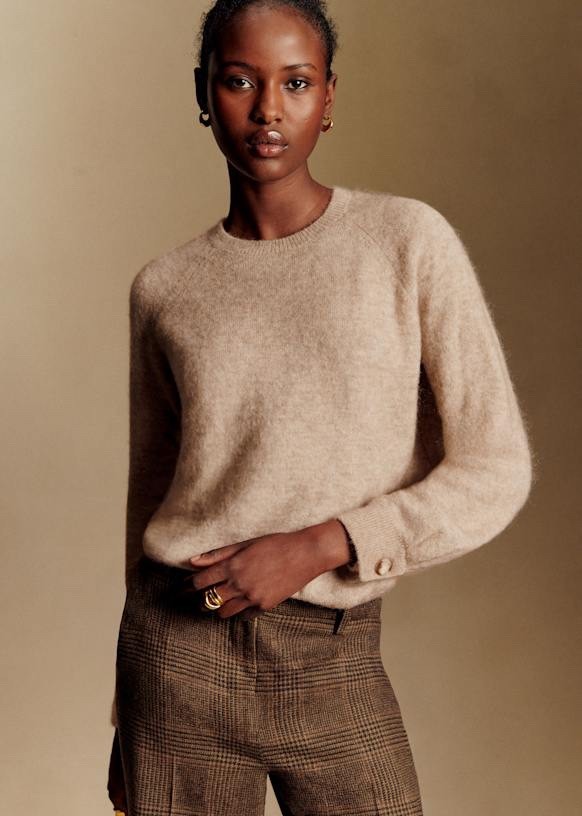 Sezane Louisa Jumper Size XS Beige