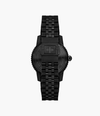 Zodiac Super Sea Wolf Auto Malachite Dial Black DLC Steel Bracelet