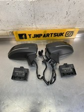 Audi A3 S3 RS3 8V Lane Assist Power Fold Door Wing Mirrors Carbon Set Pair 16-20