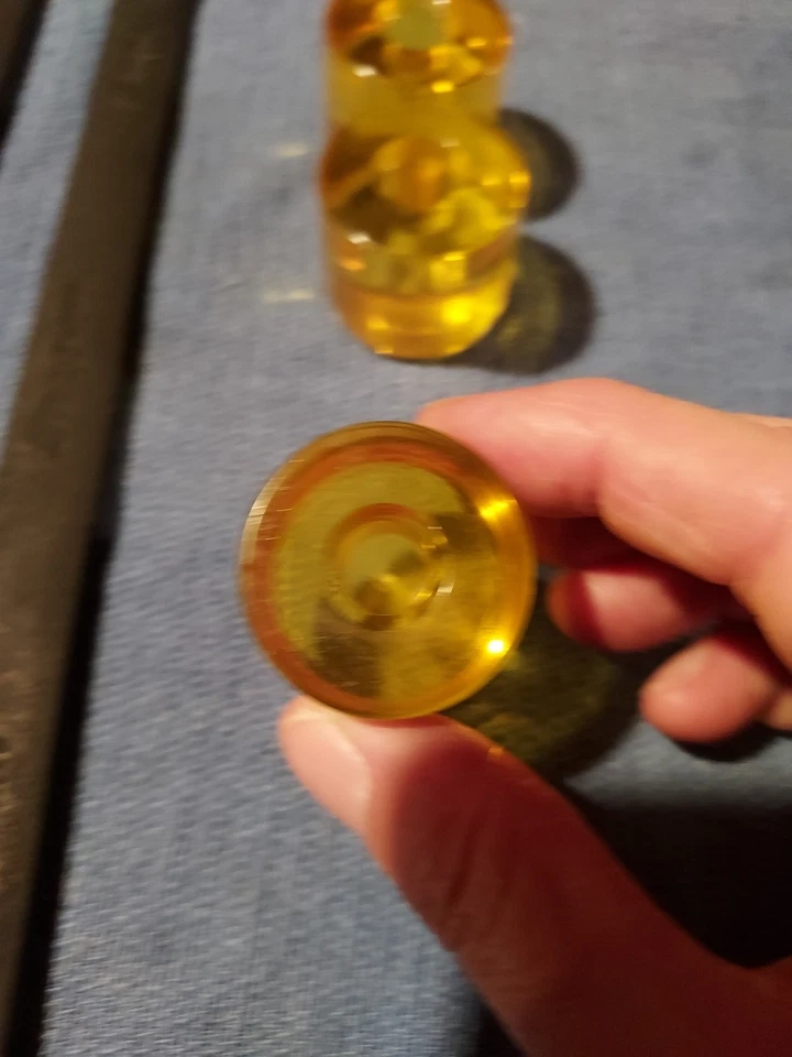 Punta de cabeza de martillo de plástico de cara suave, amarillo, nuevo, sin marca Foto 4 de 4