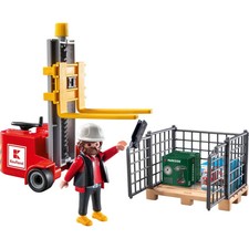 PLAYMOBIL&reg; Kaufland Lager 71898 City Life Gabelstapler Kinder Spielzeug NEU OVP