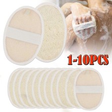 Loofah Pads Sponge Body Scrubber Exfoliating Bath Shower Spa Natural Luffa Brush