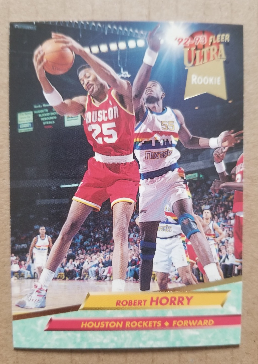 1992 93 Fleer Ultra Robert Horry Houston Rockets RC #271