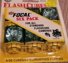 Vintage Flash Cubes General Electric GE Focal Six Pack Photograph Camera  — photo 1