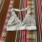 PINK Victorias Secret Womens Mauve Lace Bralette Gray Bra Size XS — photo 5