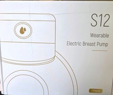 S12 Wearable Electric Breast Pump With LED Display Smart Timing 2 Modes  9 Gear