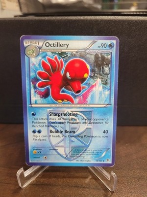2013 Pokémon Plasma Blast - Octillery Base Uncommon: NM-LP (19/101)