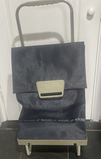 Rolser 2 Wheel Push or Pull Along Lightweight Shopping Trolley Blue