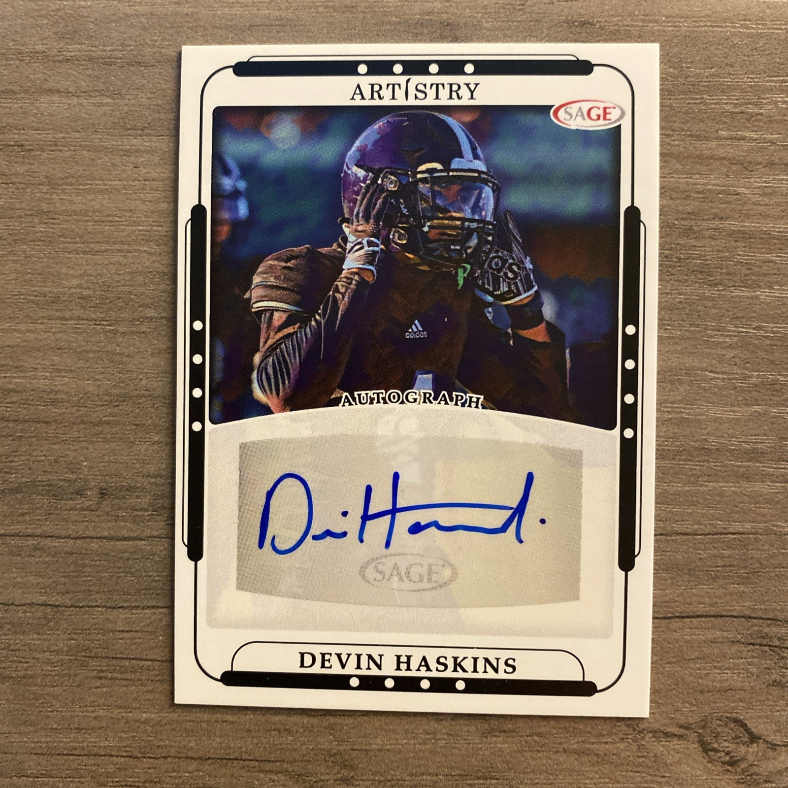 2023 SAGE Artistry Auto Devin Haskins #ART-DH2 Auto