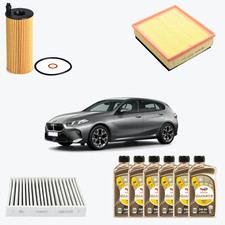 Tagliando 3 Filtri BMW serie 1 118D F20 143CV N47D20C 2011 al 2015 + 6 LITRI OLI