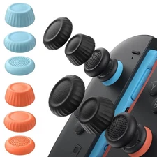 JSAUX Thumb Grips for Nintendo Switch 2 Ergonomic Joycon Stick Caps 6 Pairs