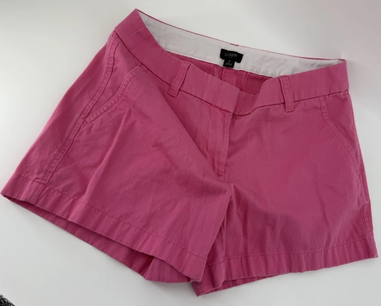 J. Crew womens bright pink basic flat front 4