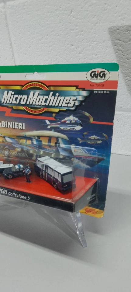 Giocattolo Gig Collezione Micro MACHINES Nr. 5 1997 Rara Carabinieri  - Immagine 3 di 4