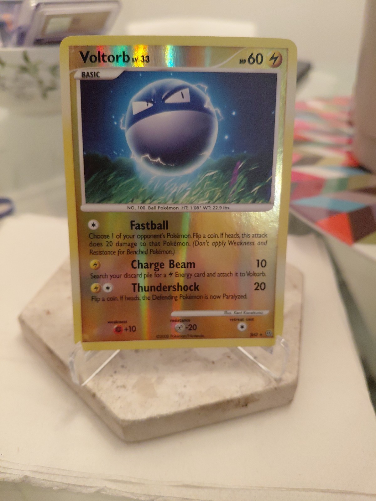 VOLTORB SH3/100 RARE STORMFRONT POKEMON REVERSE HOLO NM/M