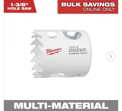 Milwaukee 49-56-0712, 1-3/8 in. Hole Dozer with Carbide Teeth