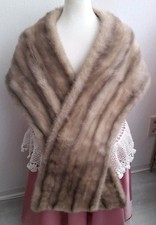 NERZ STOLA SCHAL PELZ UMHANG