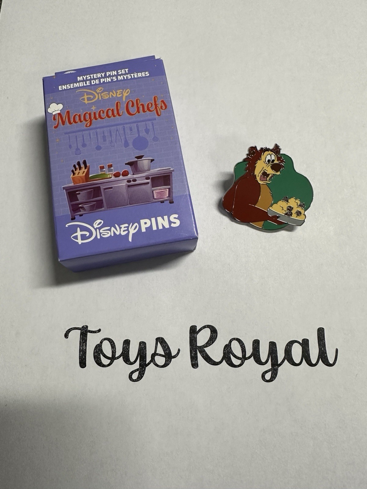 2025 Disney Magical Chefs Humphrey The Bear As A Chef Mystery Box Trading Pin 