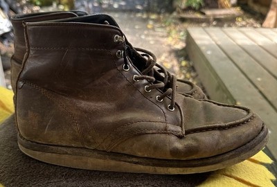 Thursday Boot Co. Men s Diplomat Brown Leather Moc Toe Boots- Size 8.5