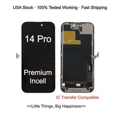 100 For iPhone 14 Pro Premium Incell LCD Display Touch Screen Digitizer