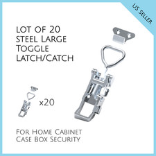 Lot of 20 Large Toggle Latch/Catch Home Cabinet Case Box Security