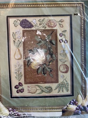 Heritage Collection by Elsa Williams Needlepoint PEARS #06014 Canvas NOS Sealed
