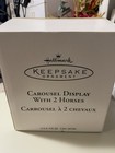 Hallmark Keepsake Ornament Carousel Display 2 Horses - Lights Up, Plays Music — photo 10