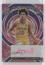2022-23 Panini Spectra Aspiring Pink Prizm 13/25 Max Christie #AA-MAX Auto s6i