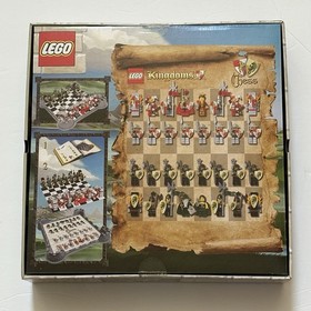 **New Sealed** Rare Lego 853373 Kingdoms Chess Set Retired